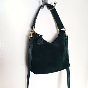 Lord & Taylor small green leather purse